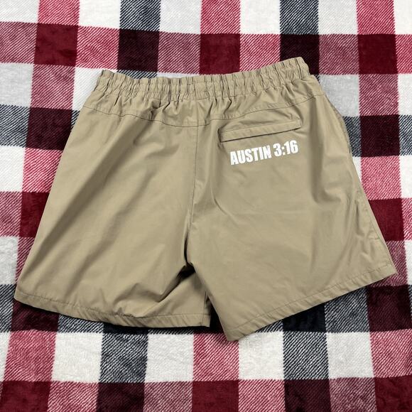 Stone Cold Steve Austin Shorts Mens L WWE X Shoe Palace Graphic Print Skulls - Picture 7 of 13